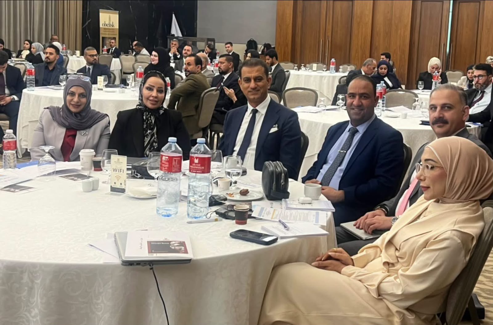 كلية الإدارة الصناعية للنفط والغاز تشارك بفعاليات منتدى البصرة للتحكيم والوساطة - 1