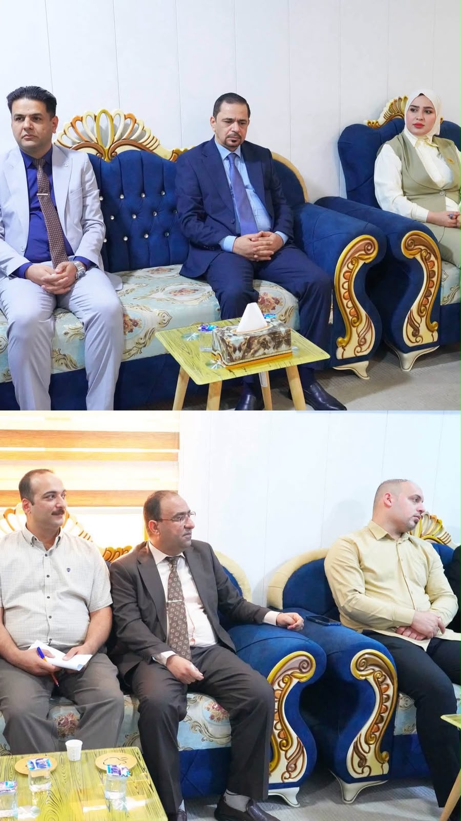 عميد الكليّة يُكرّم ويهنئ السادة رؤساء الأقسام العلمية — كلية الإدارة الصناعية للنفط والغاز